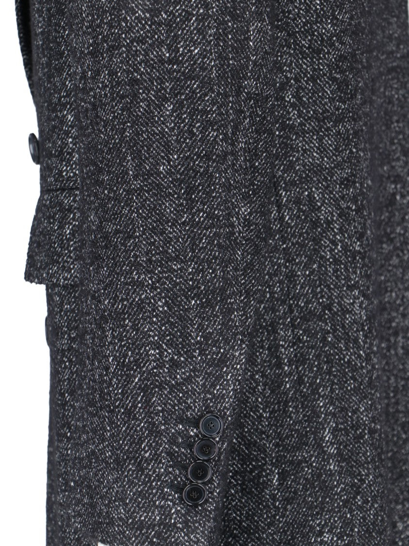 Cesare Attolini Double-Breasted Coat – Grey