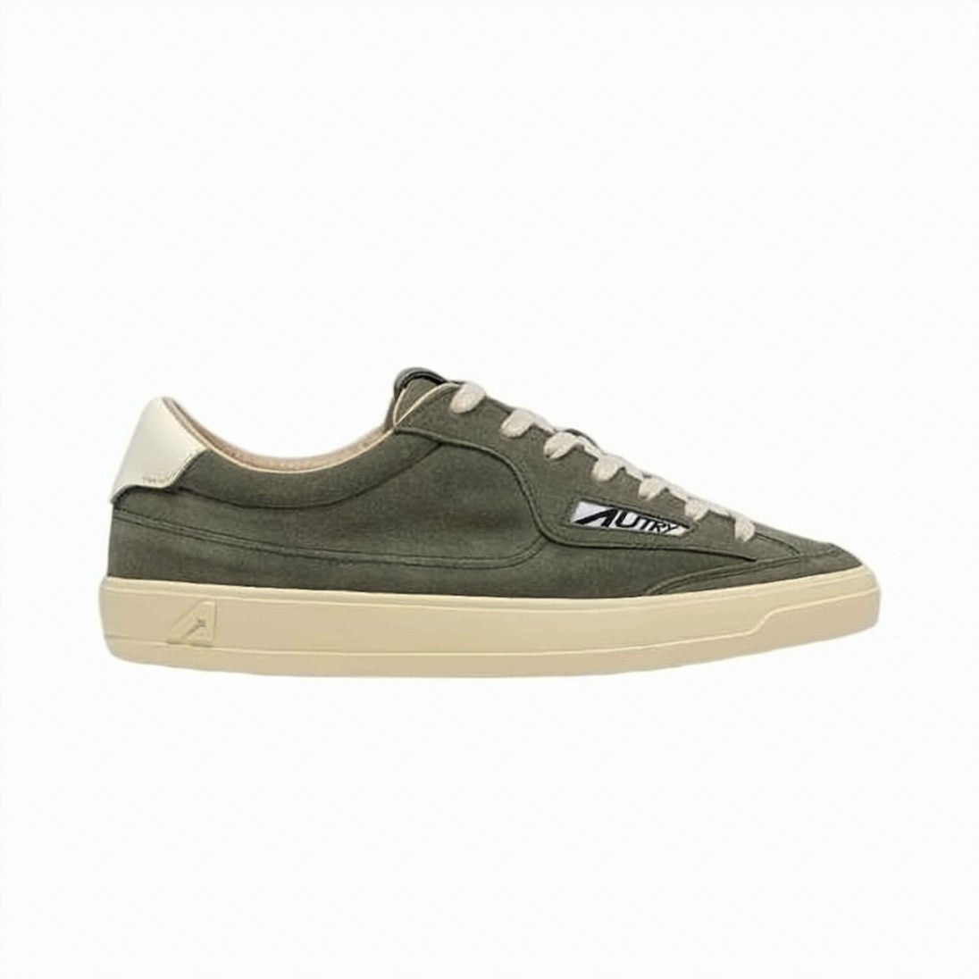 Autry Canvas Low-Top Sneakers With Suede Upper