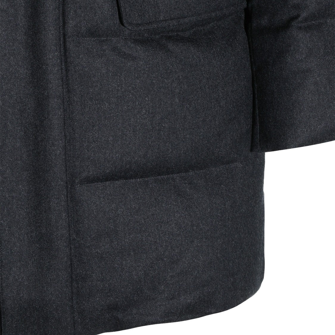 Montecore Asphalt Mid-Length Hooded Puffer Down Jacket