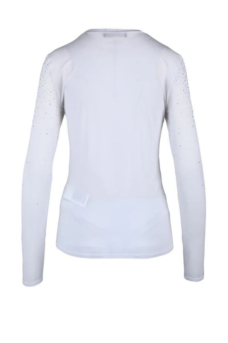 Max Mara White Technical Stretch Polyamide Elastane T-Shirt