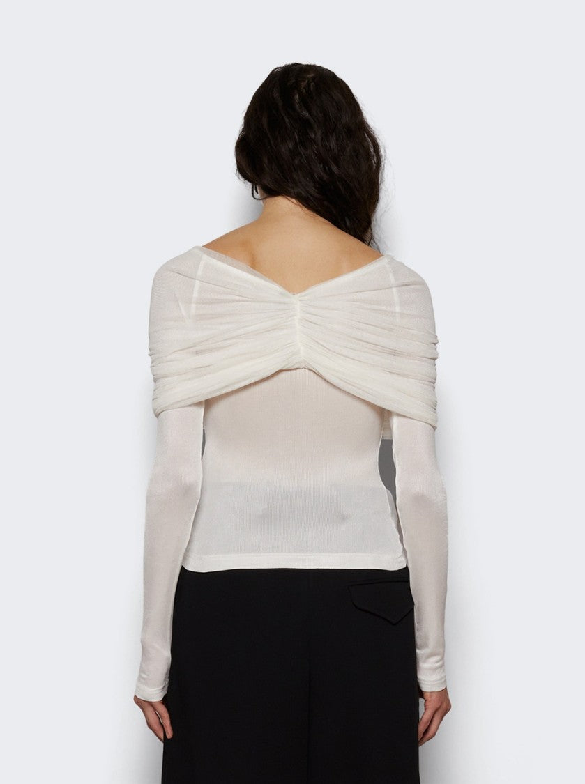 Christopher Esber Sonora Veiled Long Sleeve Top