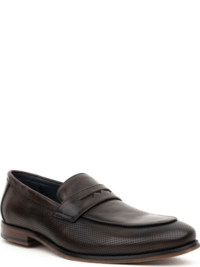 Sergio Moretti Textured Cow Leather Formal Shoes