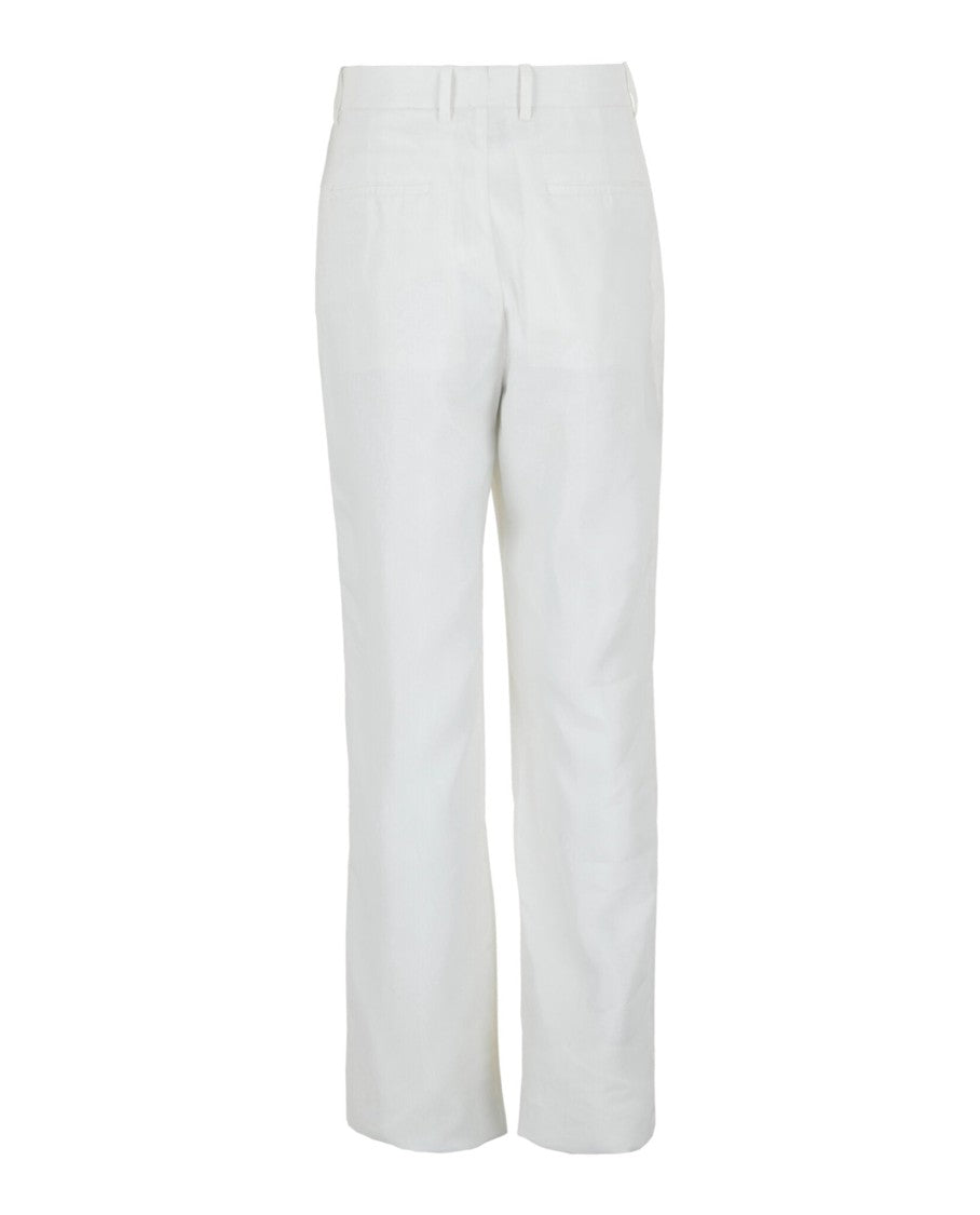 Ferragamo Silk Wide Leg Pants