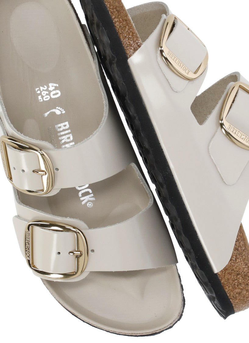 Birkenstock Beige Arizona Big Buckle Sandals