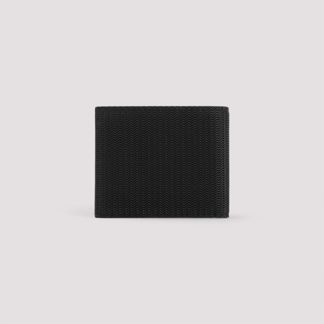 Giorgio Armani Black Calf Leather Wallet With Logo