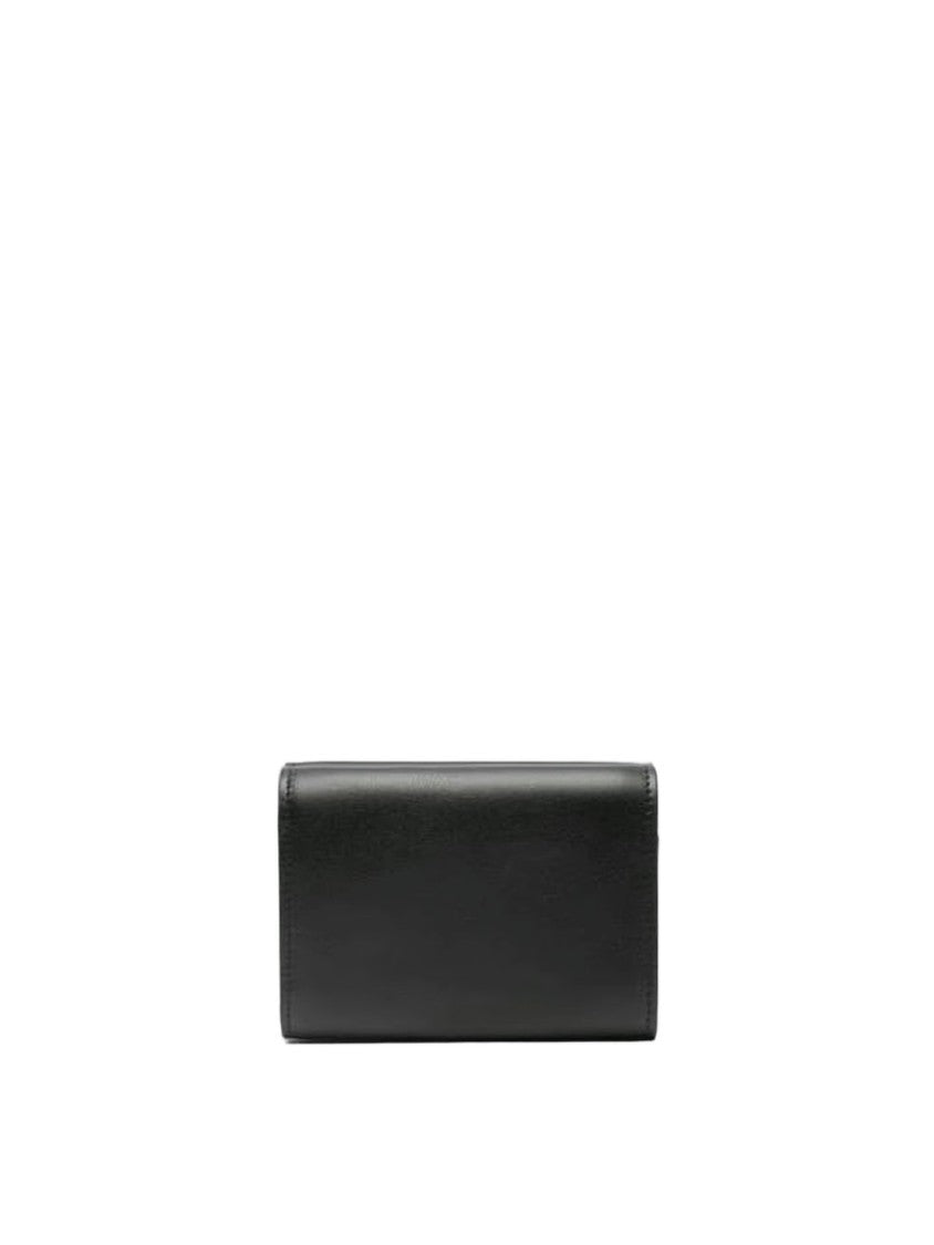 Patou Compact Bifold Wallet In Smooth Calf Leather