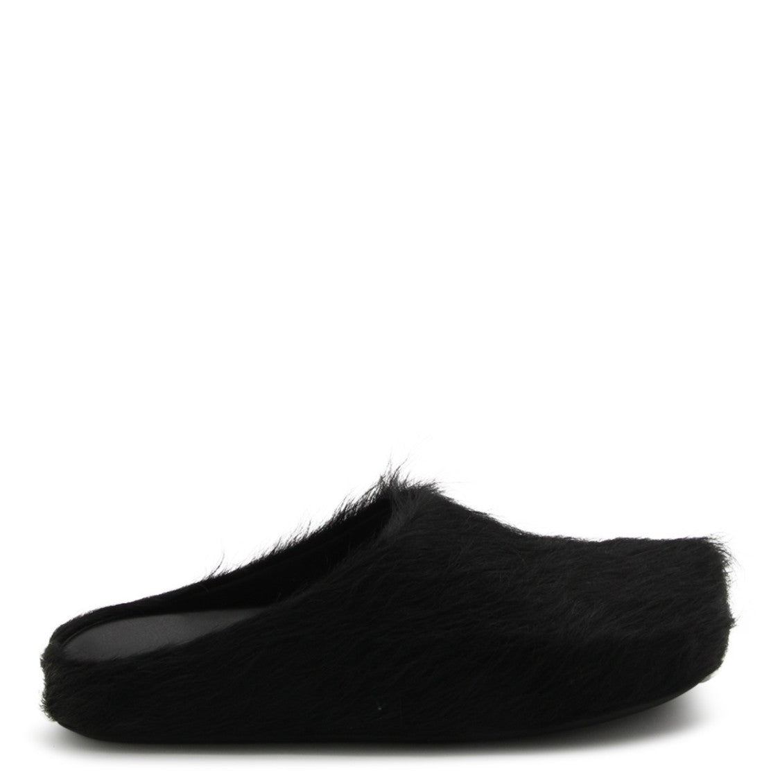 Marni Black Leather Flats