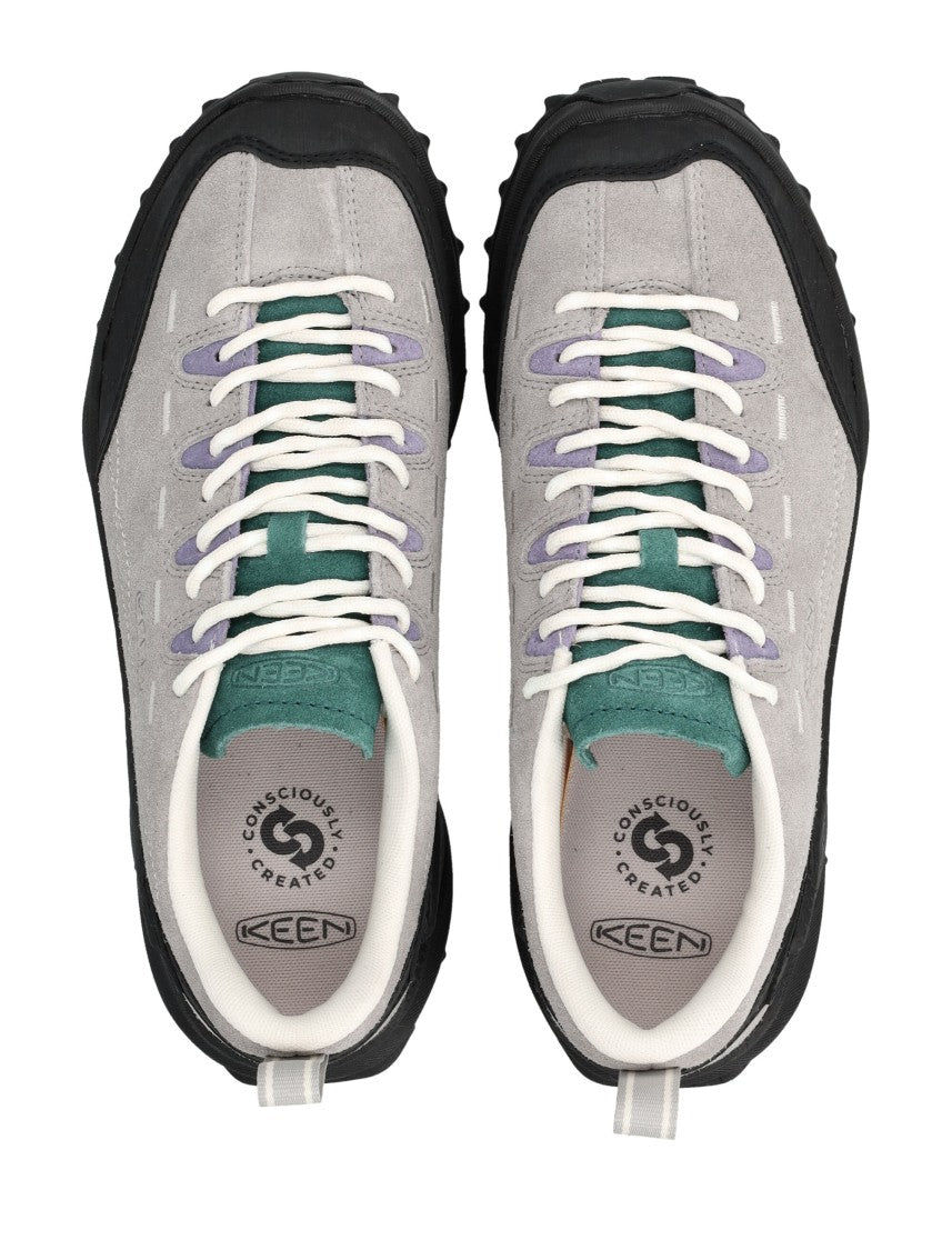 Keen Grey Jasper Zionic Suede Low-Profile Sneakers