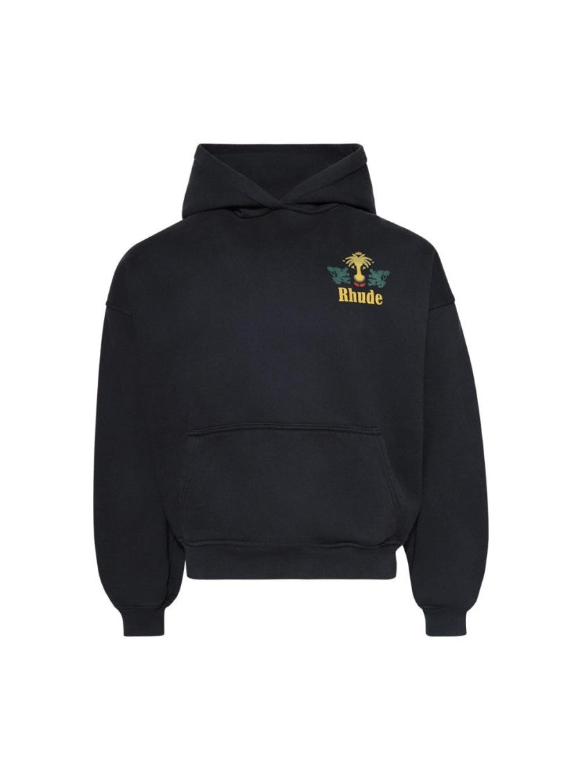 Rhude Tabaco Hoodie Vintage Black