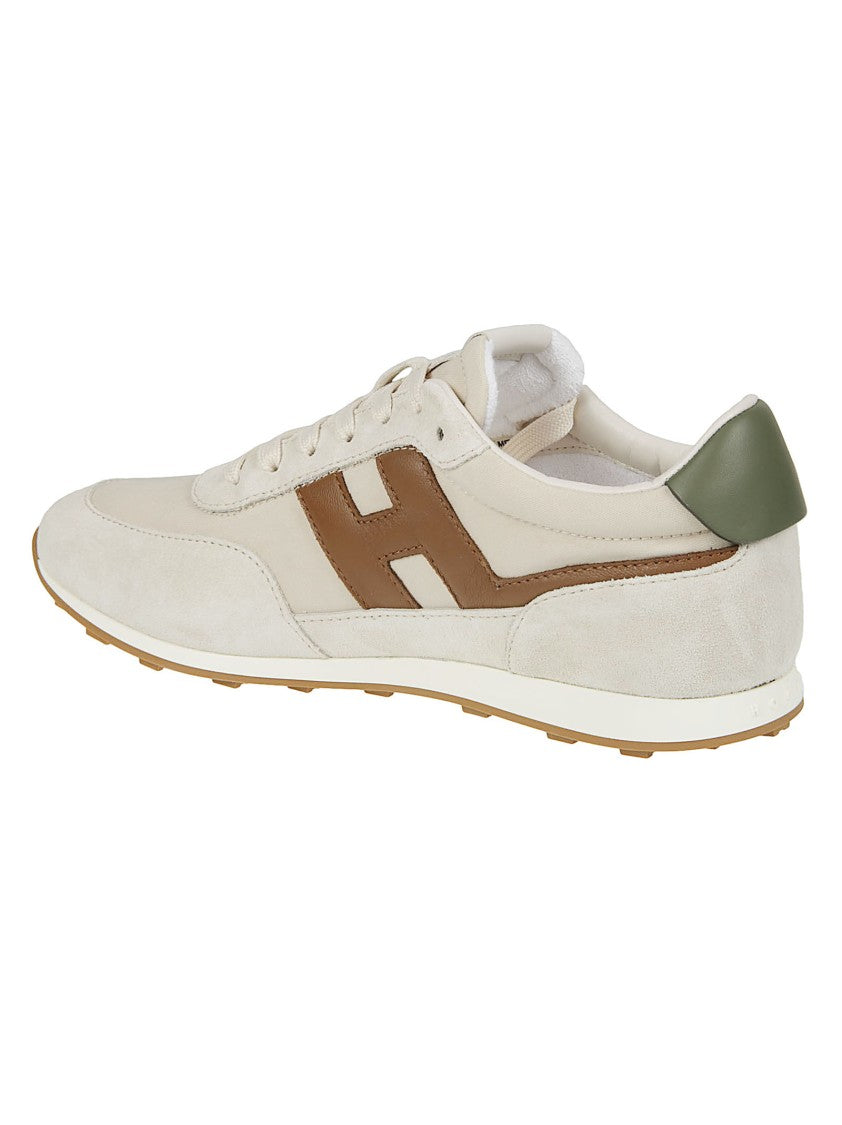 Hogan H699 Polyamide-Blend Suede Sneakers