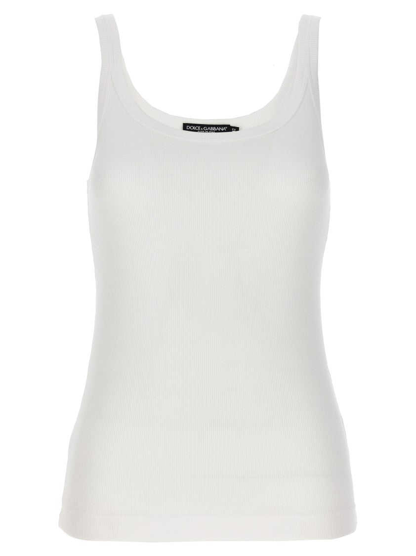 Dolce & Gabbana Ribbed Tank Top
