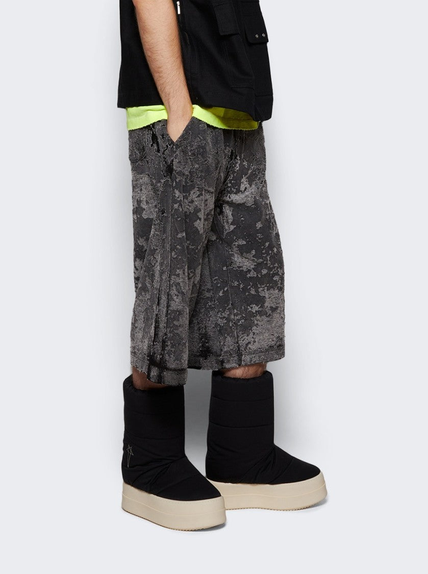 Drkshdw By Rick Owens Mega Bumper Lunar Boot Black And Pearl