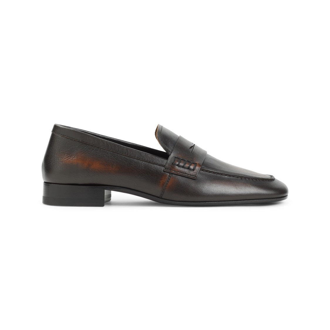 Dries Van Noten Nude Calf Leather Loafers