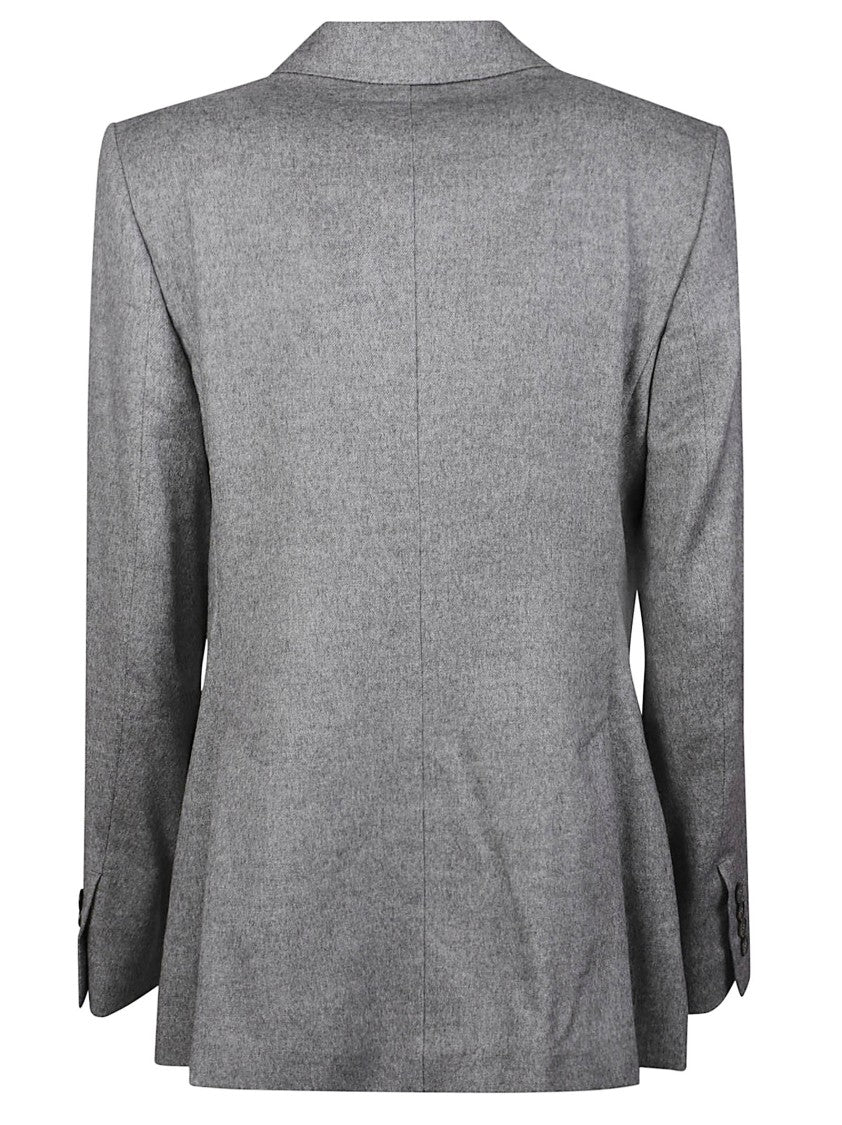 Max Mara Mxmflash Double-Breasted Silk-Blend Jacket