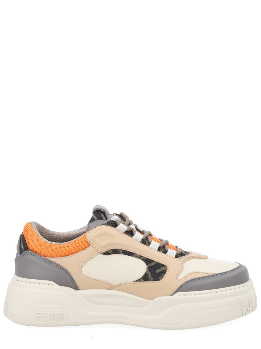 Fendi Fendi Force Chunky Leather Sneakers