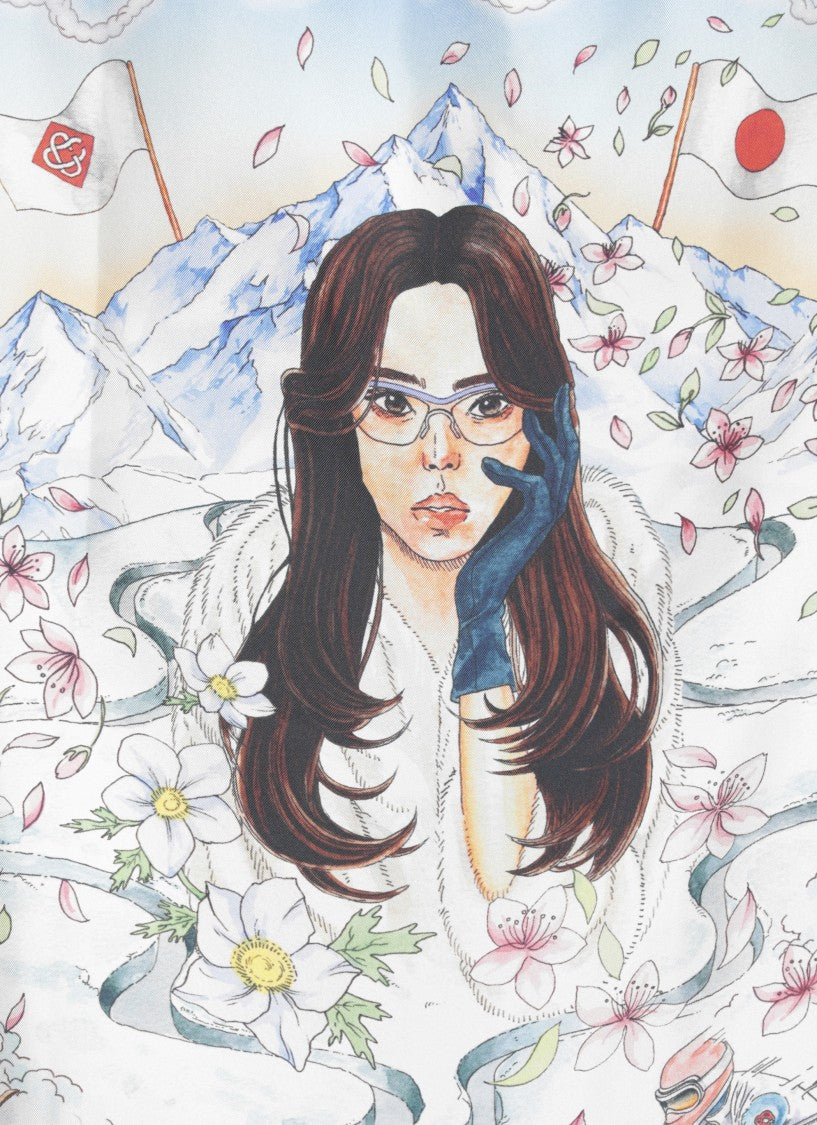 Casablanca Light Blue Casablanca Silk Shirt