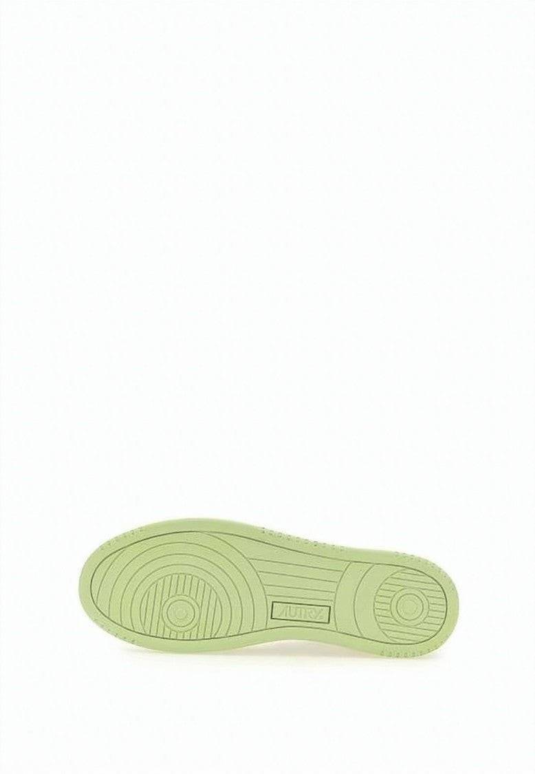 Autry Low-Top Leather Sneakers With Perforated Toe Box