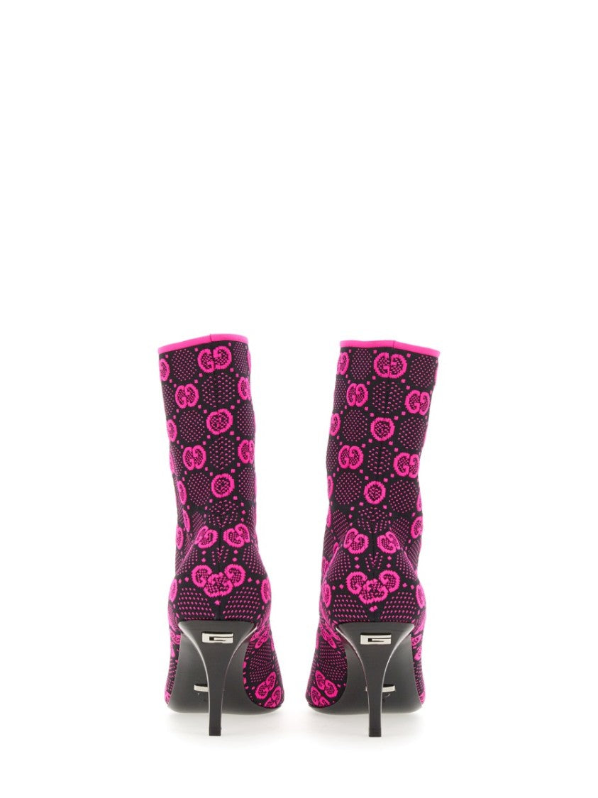 Gucci Knitted Medium Heel Boots With Contemporary Design