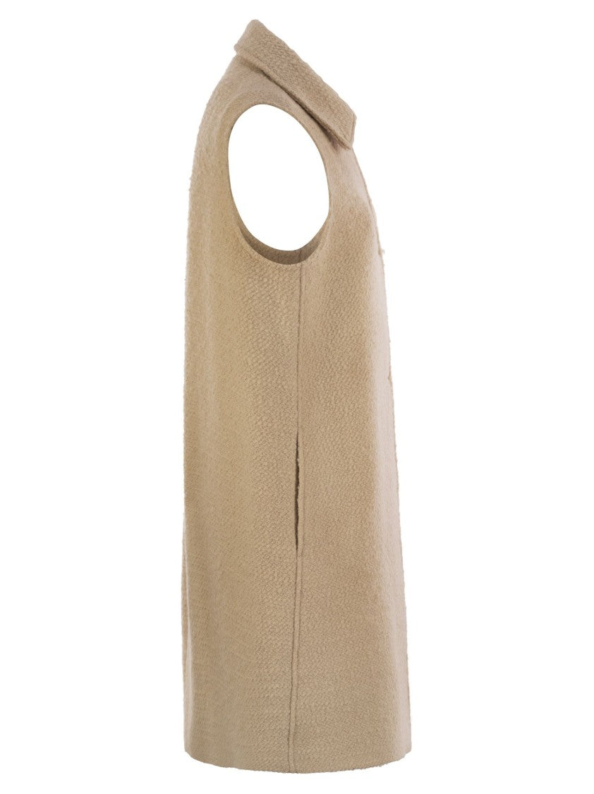Fay Bouclé Fabric Waistcoat