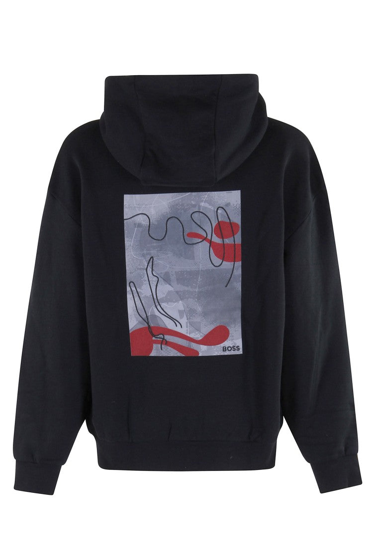 Boss Black Hooded Sweatshirt