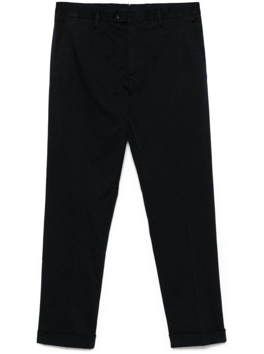 Drumohr Tapered Trousers With Concealed Fly