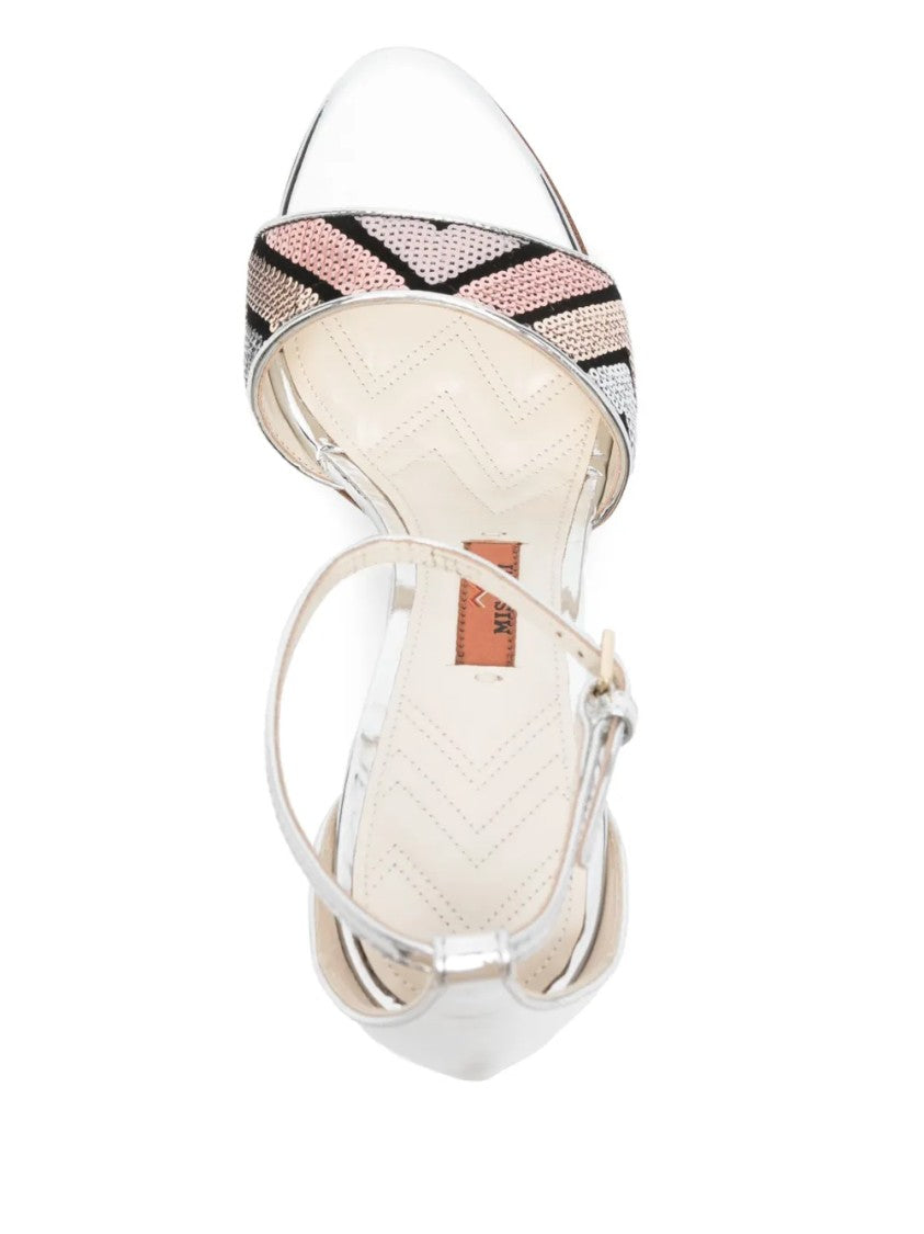 Missoni Open-Toe Minimalist Straps Sandals