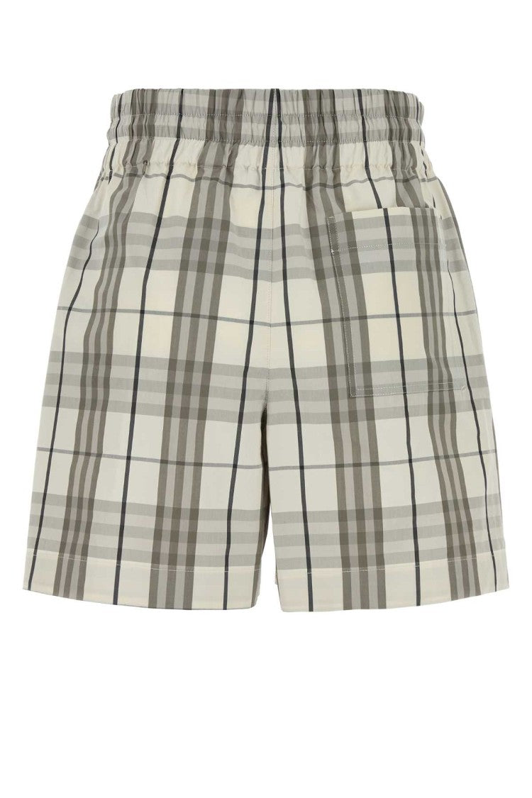 Burberry Embroidered Poplin Shorts