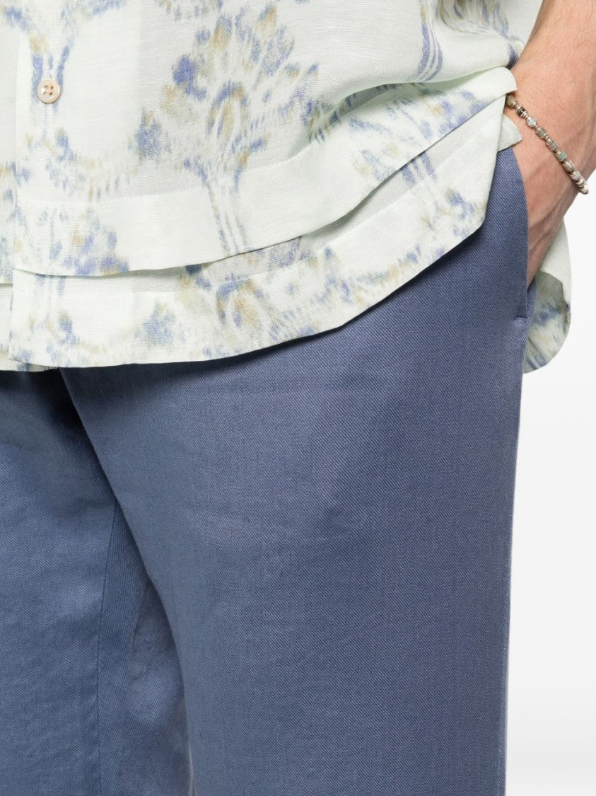 Jacob Cohen Straight-Leg Trousers With Button Fastening And Side Pockets