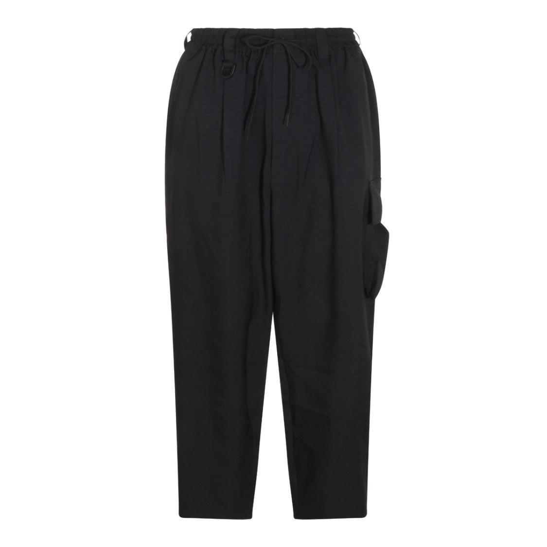 Y-3 Relaxed Fit Black Trousers With Tapered Leg