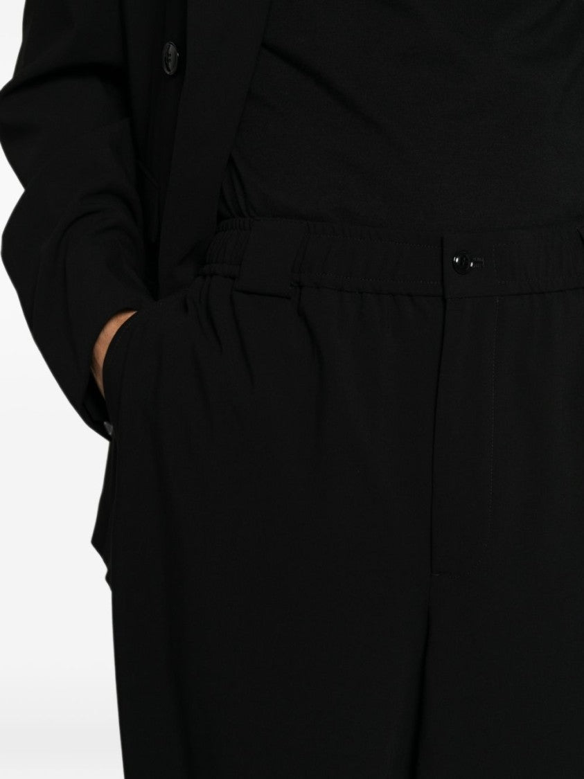 Giorgio Armani Double-Breasted Structured Padded-Shoulder Blazer