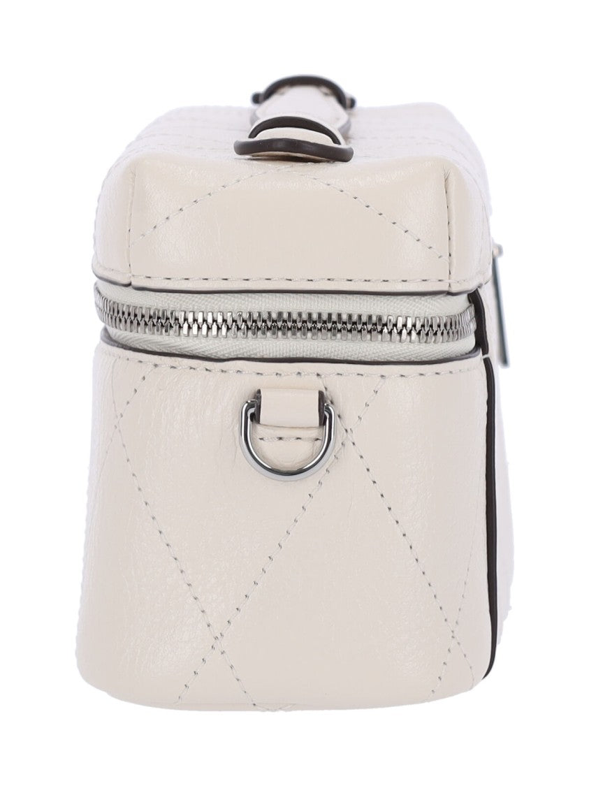 Tory Burch Cream Charlie Calfskin Vanity Bag