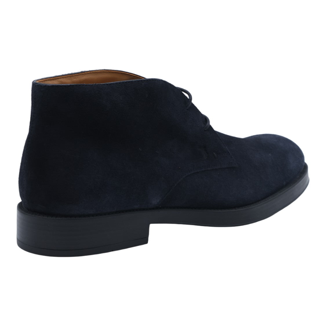 Tod's Minimalist Lace-Up Suede Boots With Contrasting Lining