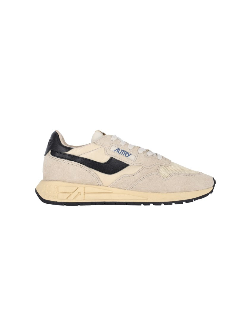 Autry Light Beige Low-Profile Casual Sneakers