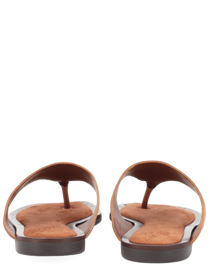 Ash Neutral Genius Studded Wide Strap Sandals