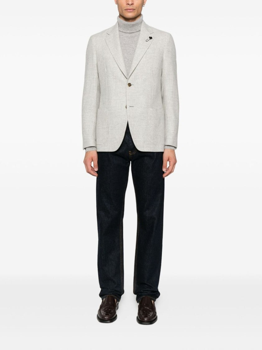 Lardini Tailored Wool-Cashmere Blend Lardini Jacket
