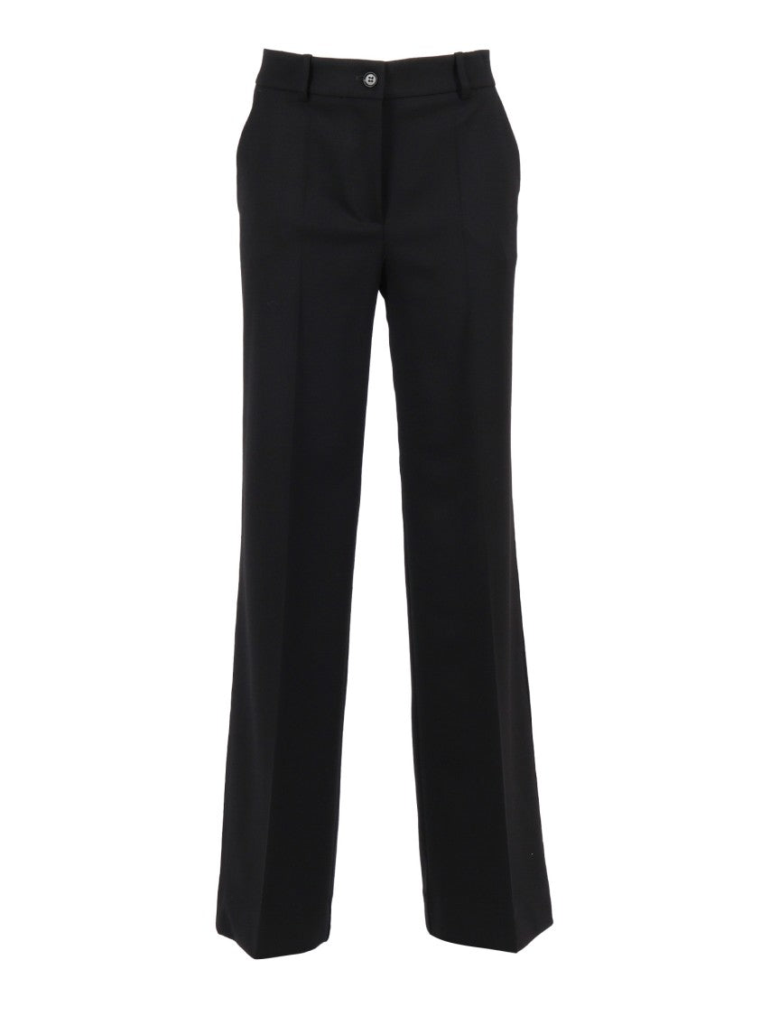 P.A.R.O.S.H. Tailored Straight-Leg Trousers With High Waist