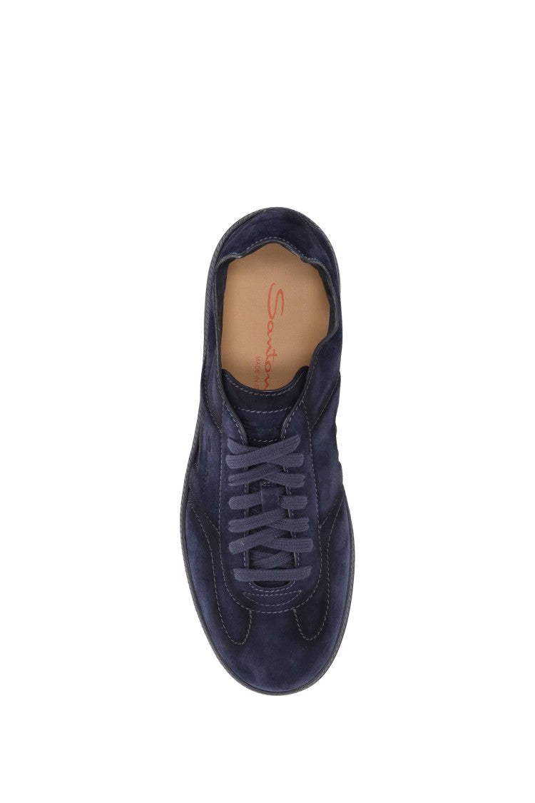 Santoni Olympic Suede Sneakers