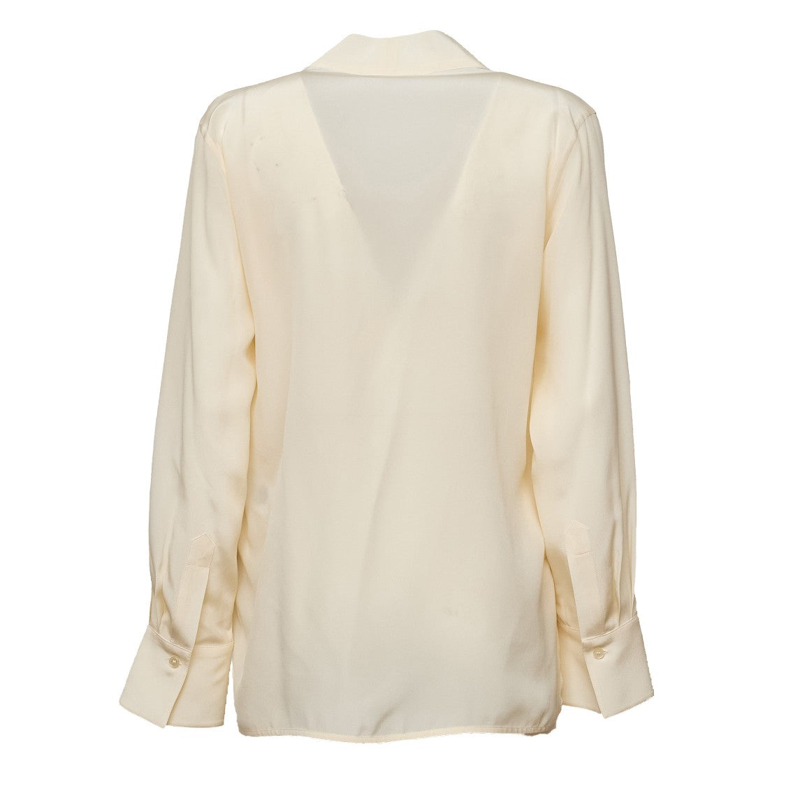 Victoria Beckham Asymmetrical Structured V-Neck Blouse
