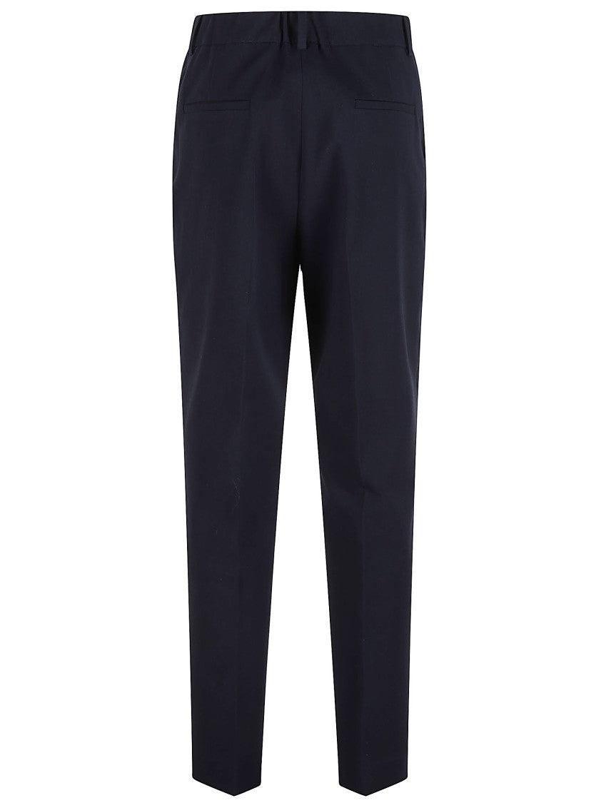 Incotex Straight-Leg Tailored Pants With Fitted Waistband