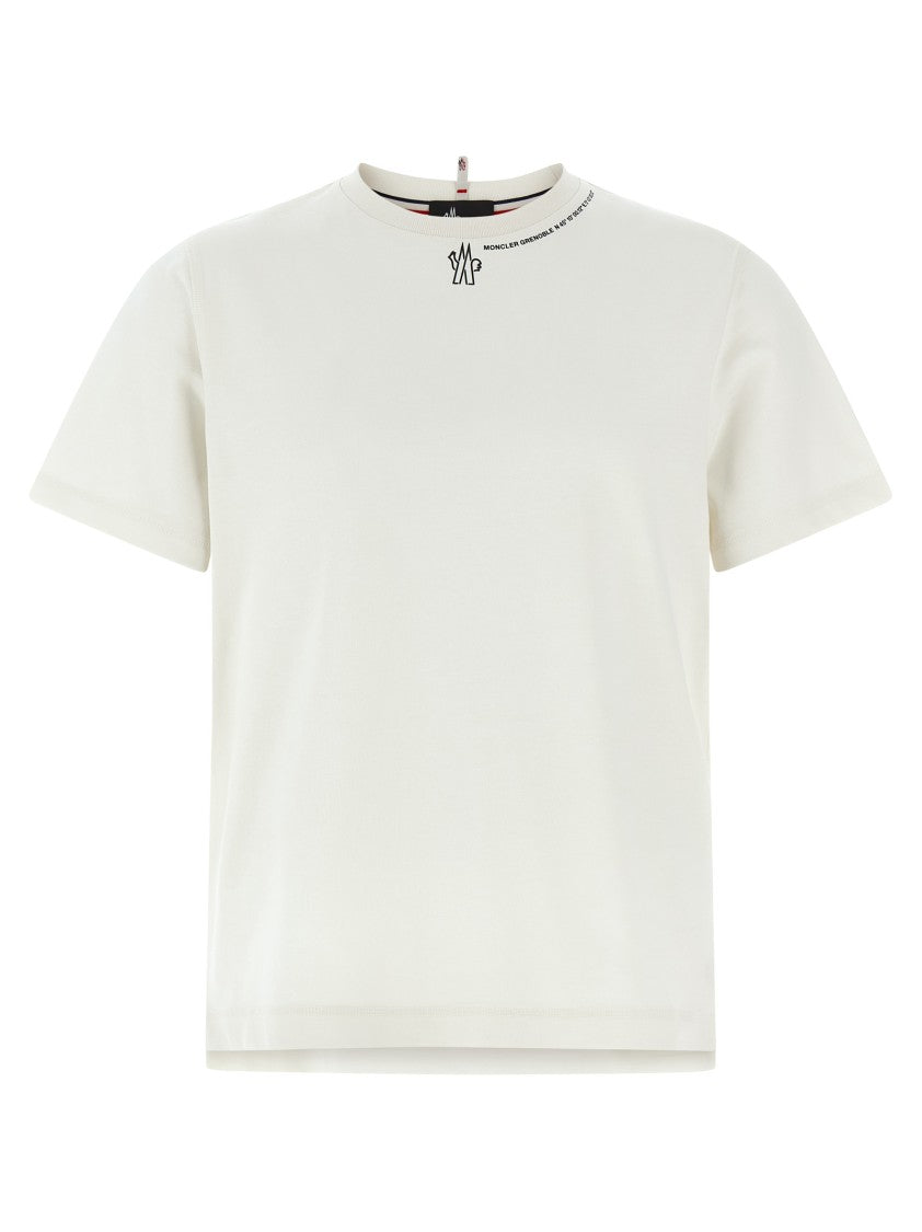 Moncler Grenoble Cotton T-Shirt With Subtle Print