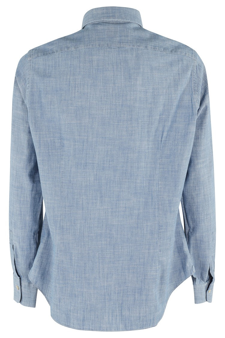 Eleventy Classic Denim Shirt