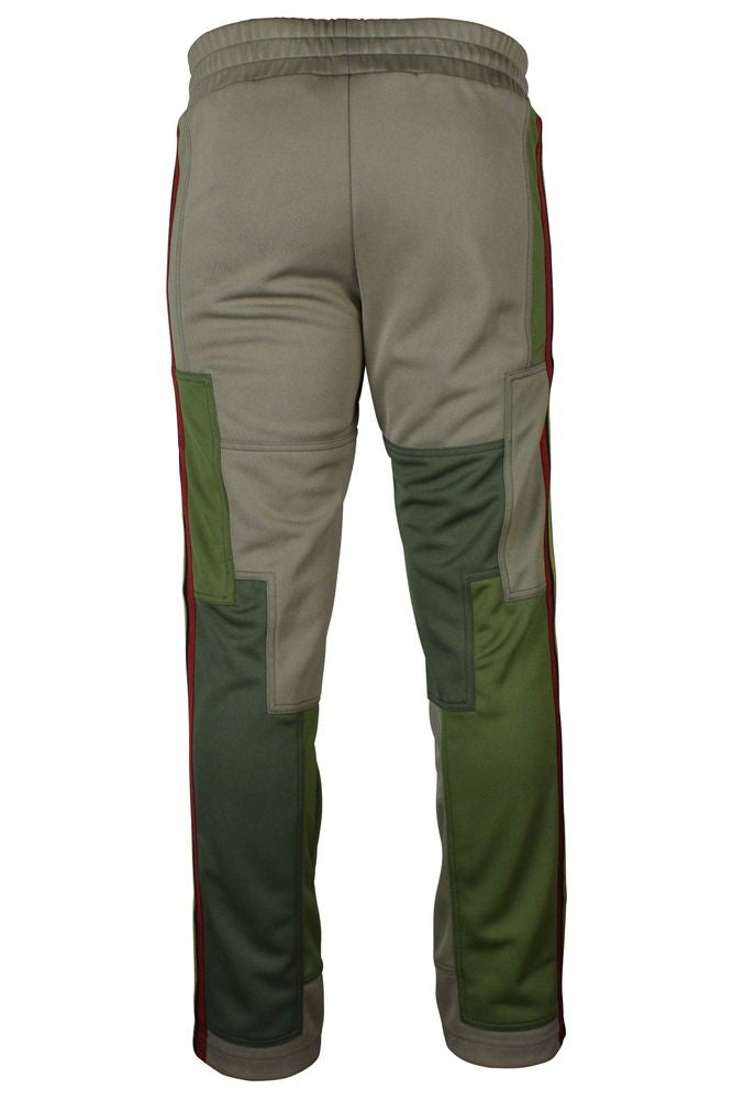 Palm Angels Khaki Patchwork Jogging Pants