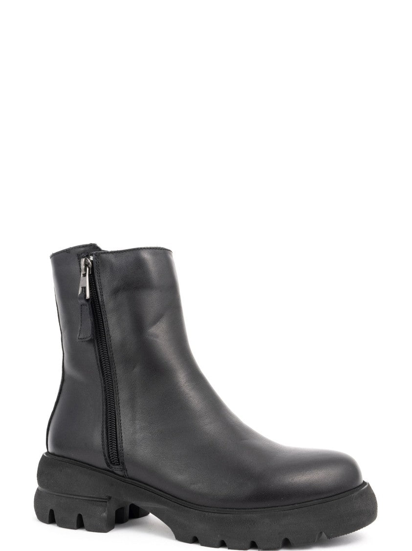 Sergio Moretti Ankle Boots With Chunky Rubber Sole