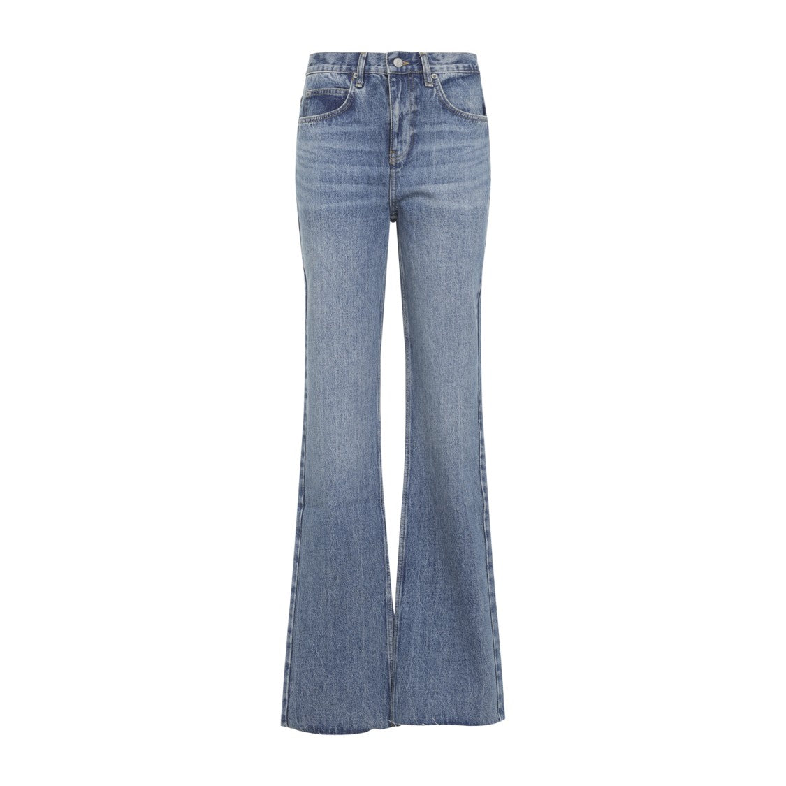 The Frankie Shop Medium Wash Blue Cotton Dalston Jeans