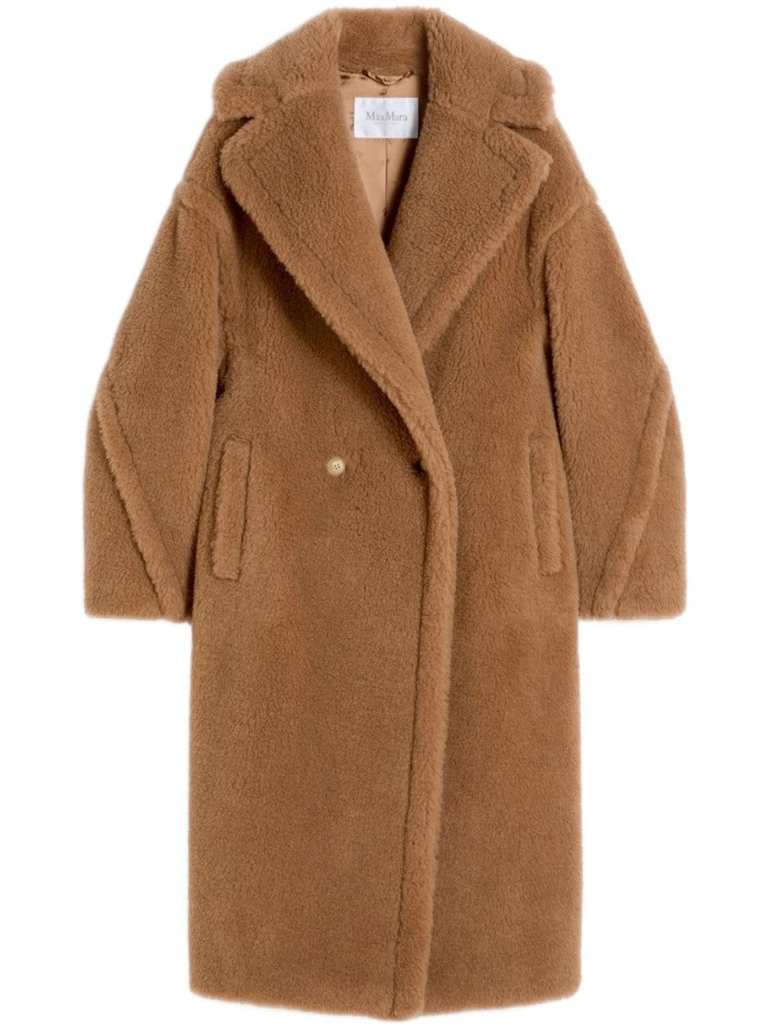 Max Mara Oversized Teddy Double-Breasted Plush Coat