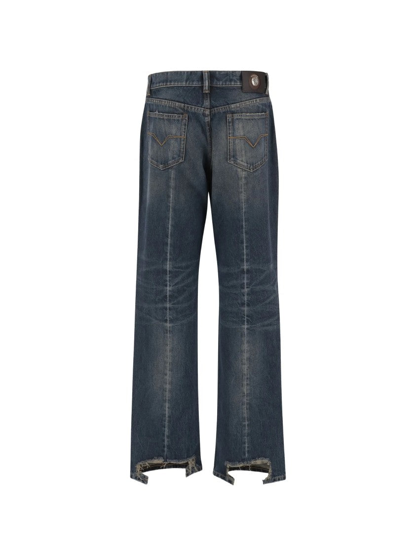 Versace Blue Shibuya Vintage Non-Stretch Denim Jeans