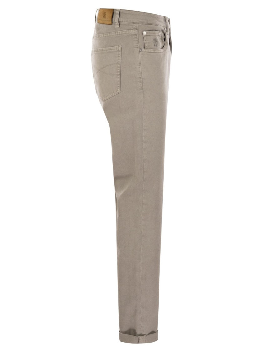 Brunello Cucinelli Five-Pocket Traditional Fit Trousers