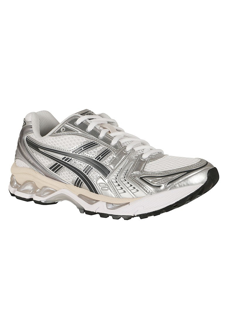 Asics White Graphite Grey Gel-Kayano 14 Mesh Sneakers