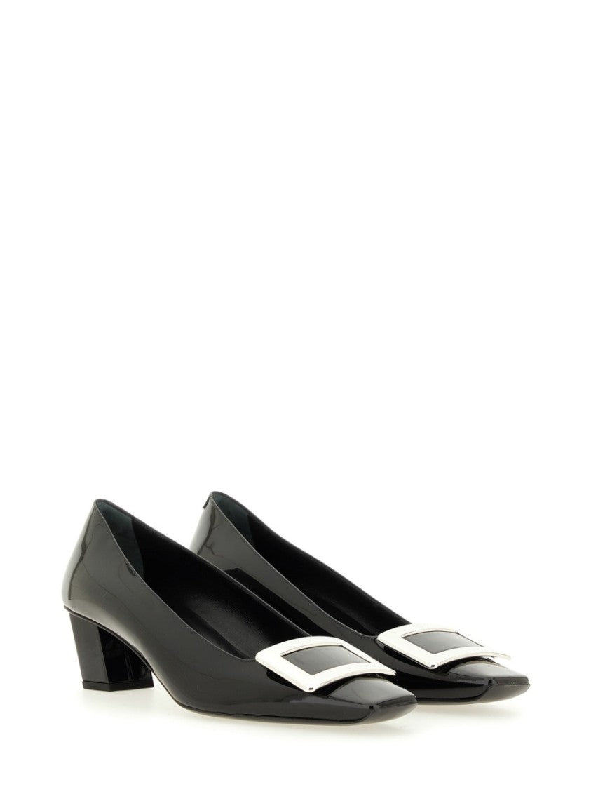 Roger Vivier Belle Vivier Pumps Square Buckle Calfskin