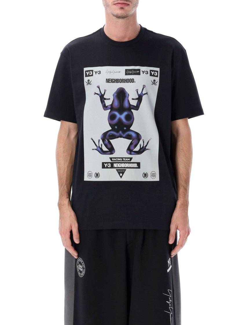 Y-3 X Neighborhood Y-3 Nbhd Oversized Frog Graphic Cotton T-Shirt